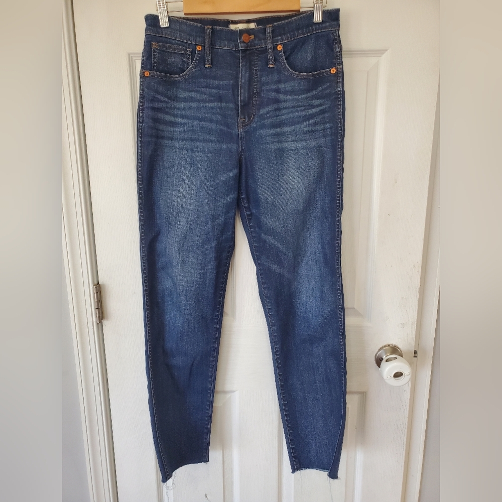 Madewell Stovepipe Jeans Women's Size 29T  Dark Denim